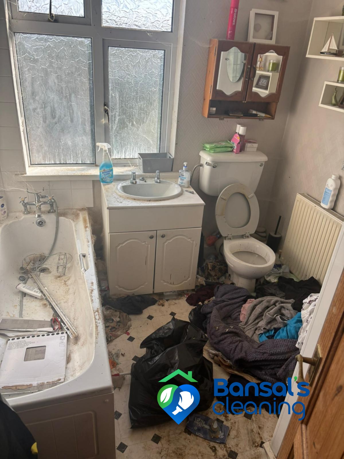 Hoarders house cleaned by Bansals Cleaning in London and